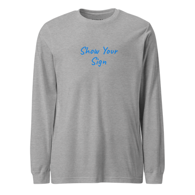 Aquarius - Mens - Long Sleeve Shirt - Show Your Sign