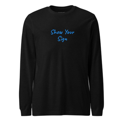 Aquarius - Mens - Long Sleeve Shirt - Show Your Sign