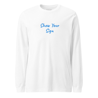 Aquarius - Mens - Long Sleeve Shirt - Show Your Sign