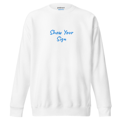 Aquarius - Womens - Sweatshirt - Show Your Sign