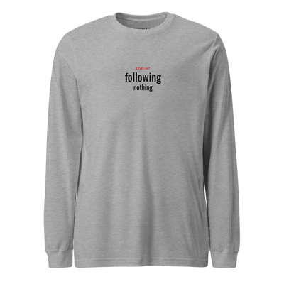 Aries - Mens - Long Sleeve Shirt - Following Nothing - Alt