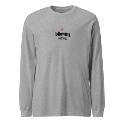 Aries - Mens - Long Sleeve Shirt - Following Nothing