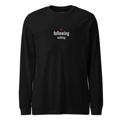 Aries - Mens - Long Sleeve Shirt - Following Nothing