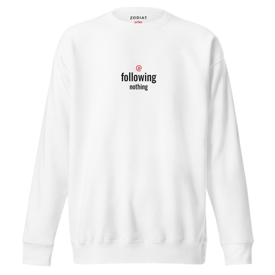Aries - Mens - Sweatshirt - Following Nothing