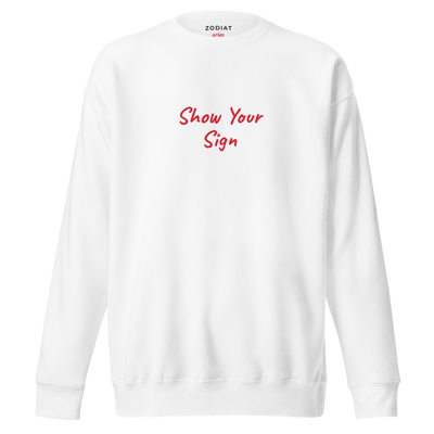 Aries - Womens - Sweatshirt - Show Your Sign