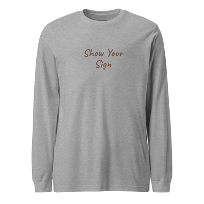 Capricorn - Womens - Long Sleeve Shirt - Show Your Sign