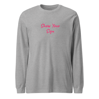 Libra - Mens - Long Sleeve Shirt - Show Your Sign