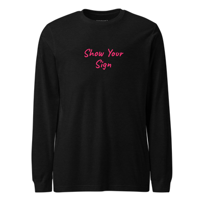 Libra - Mens - Long Sleeve Shirt - Show Your Sign