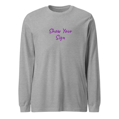 Sagittarius - Mens - Long Sleeve Shirt - Show Your Sign
