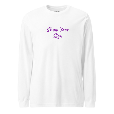 Sagittarius - Mens - Long Sleeve Shirt - Show Your Sign
