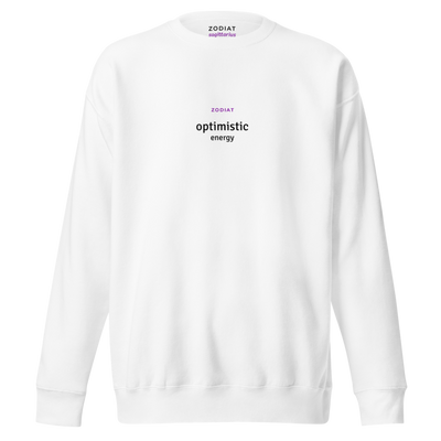 Sagittarius - Mens - Sweatshirt - Optimistic Energy - Alt