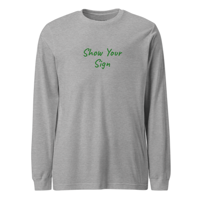 Taurus - Mens - Long Sleeve Shirt - Show Your Sign