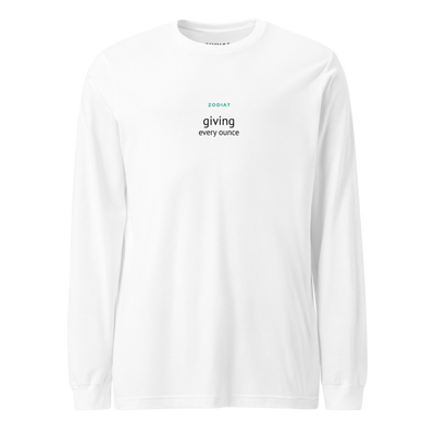 Virgo - Womens - Long Sleeve Shirt - Giving Every Ounce - Alt