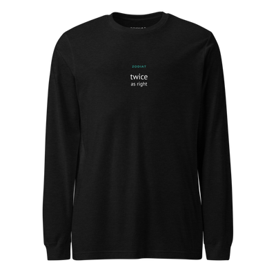 Virgo - Womens - Long Sleeve Shirt - Twice As Right - Alt