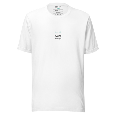 Virgo - Womens - Soft Tee - Twice As Right - Alt