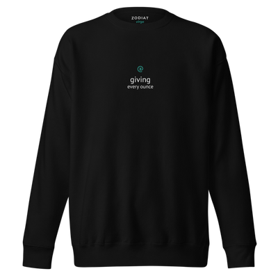 Virgo - Womens - Sweatshirt - Giving Every Ounce
