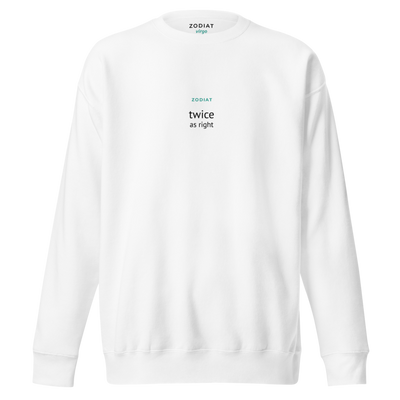 Virgo - Womens - Sweatshirt - Twice As Right - Alt